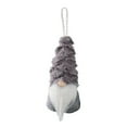 thumbnail image 2 of Christmas Tree Handmade Hanging Gnomes Ornaments , Swedish Plush Gnome Scandinavian Santa Elf Hanging Home Decorations Christmas Holiday Decor, 2 of 5