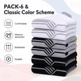 thumbnail image 6 of COOPLUS Womens Ankle Socks Performance Low Cut Athletic Socks 6 Pairs, 6 of 8
