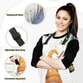 thumbnail image 2 of Gnome and Pumpkin 5 Pcs Kitchen Set Heat Resistant Oven Mitts and Non-Slip Pot Holders with Adjustable Cooking Apron, 2 of 6