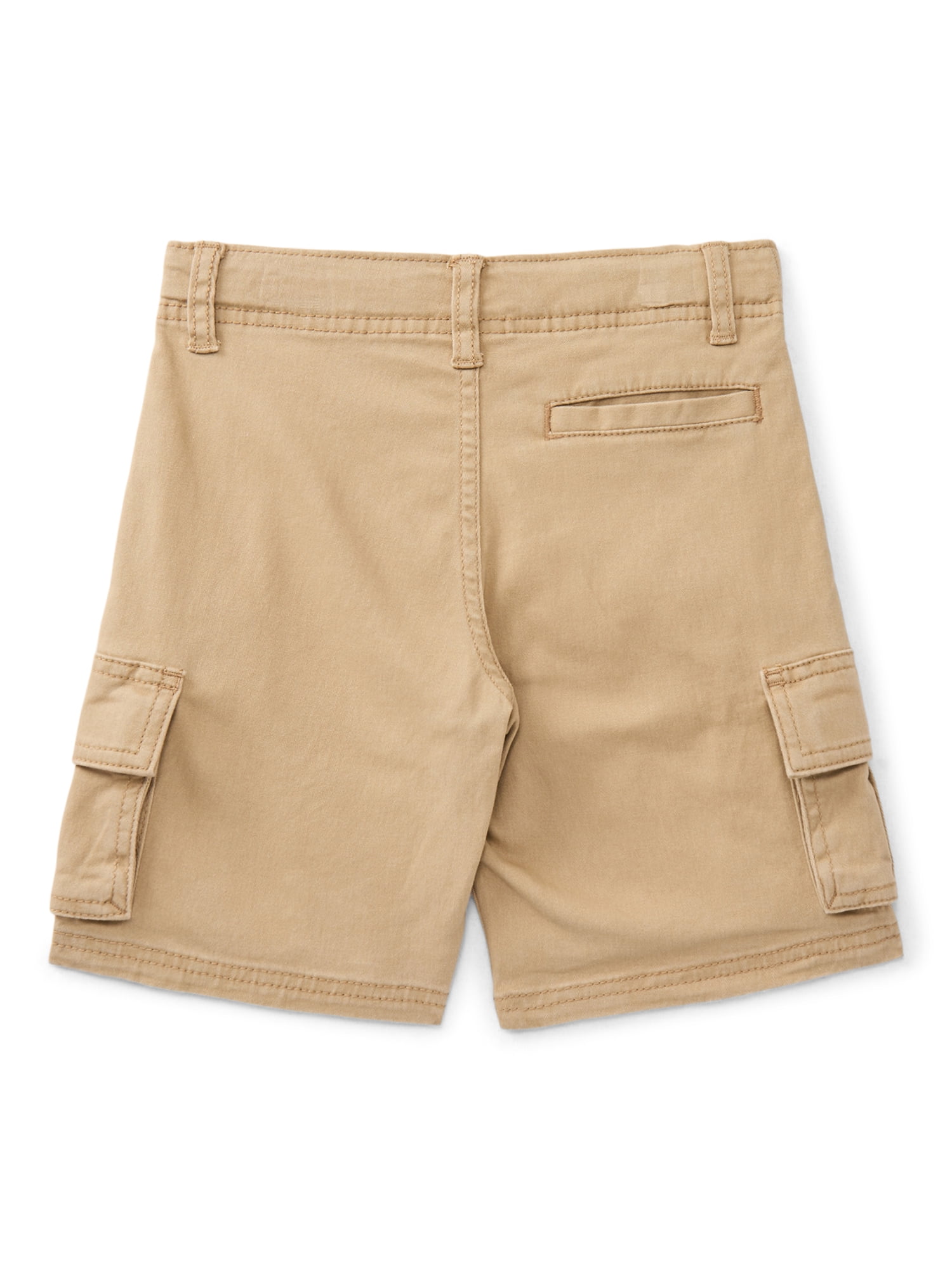 Wonder Nation Boys Twill Cargo Shorts, Sizes 4-18