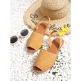 thumbnail image 2 of Women's Casual Fish Mouth Slip-on, Glitter Summer Flat Sandals With Back Strap, 2 of 4