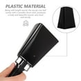 thumbnail image 3 of CATIEBYE Black Metal Cowbell with Ergonomic Handle for Home Use Crisp Clear Sound Percussion Accessory, 3 of 8