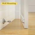 thumbnail image 2 of Door Stopper, Siisll Stainless Steel Magnetic Door Stop, 2 Pcs Wall & Floor Mounted Door Catch Holder, Heavy Duty Door Open Holder for Various Door Types, Install with Adhesive Tapes or Screws-Silver, 2 of 6