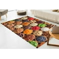 thumbnail image 4 of Colorful Foods Rugs, Spices Rugs, Foods Rugs, Modern Rug, Personalized Gift, Popular Rug, Kitchen Rug, Home Decor Rug, Non Slip Rug, 1.7'x2.3' - 50x70 cm, 4 of 5