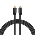 thumbnail image 2 of Cable trenzado para auriculares compatible con SE215, SE425, SE535, SE846, UE900 (negro con micrófono), 2 of 12