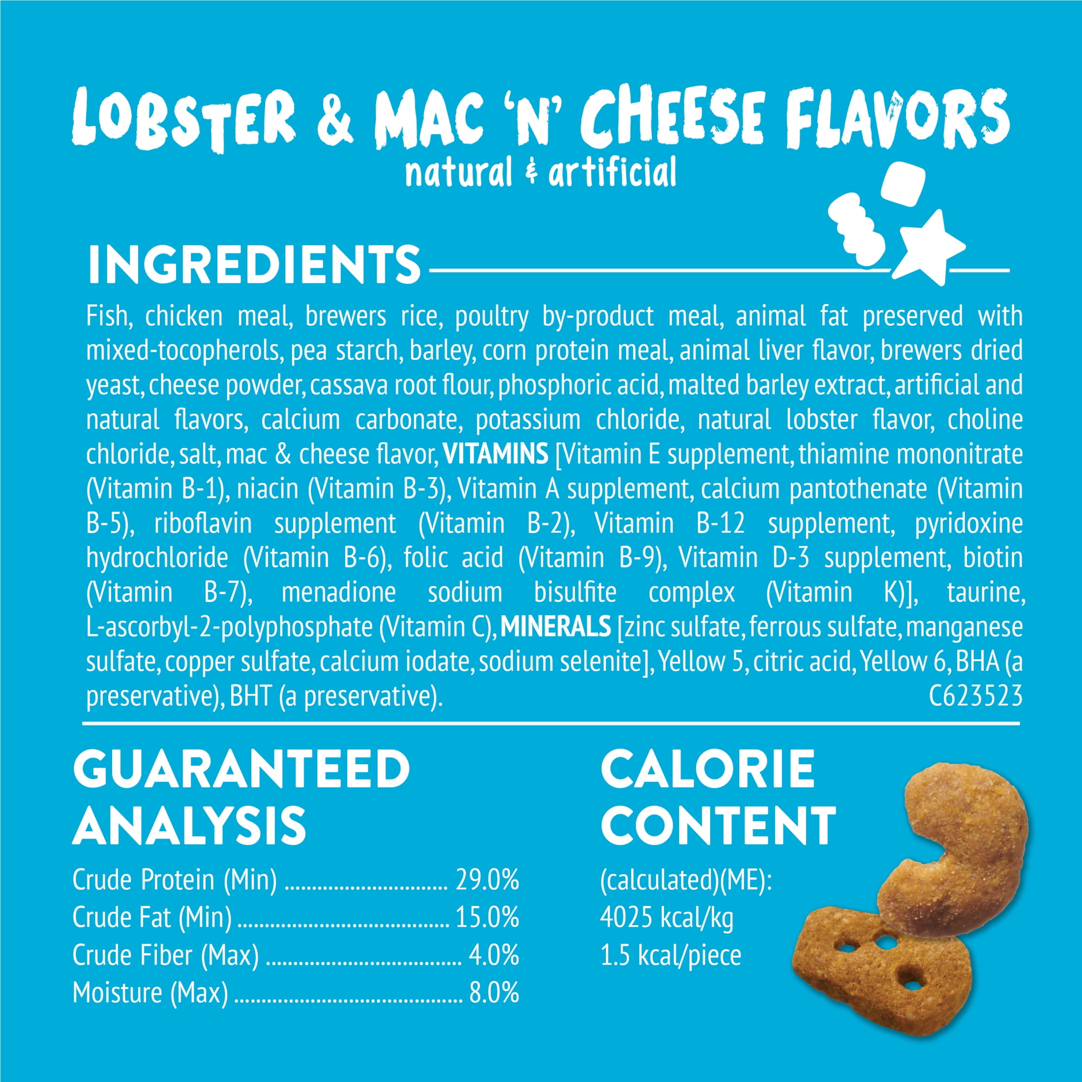 Purina Friskies Party Mix Lobster and Mac 'N' Cheese Flavor Treats for Cats, 6 oz Bag