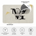thumbnail image 3 of Letter M Door Mat Indoor Outdoor, Monogram Words Non Slip Welcome Mat with Rubber Backing, Absorbent Fabric Front Door Mats Entryway Rug for Home Patio Entrance 16"x24", 3 of 8