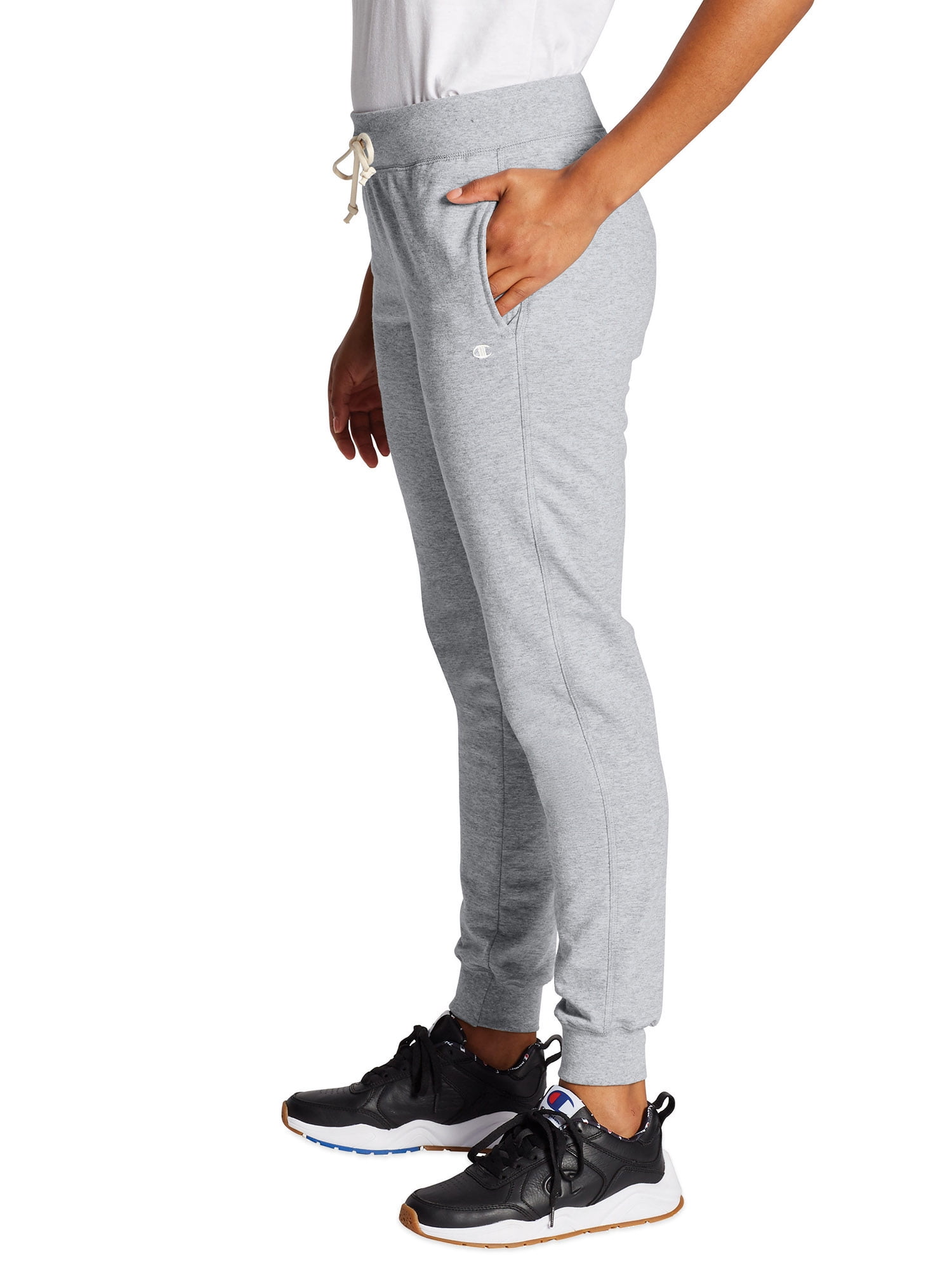  Champion French Terry Drawstring Sweatpants, Women's Soft  Joggers, C Logo, 29 Inseam, Granite Heather, X-Small : Clothing, Shoes &  Jewelry
