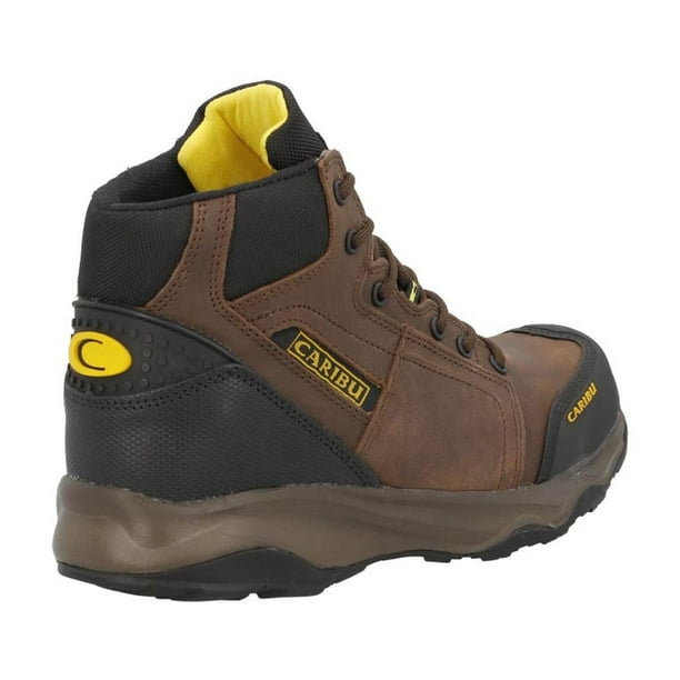 Botas Caribu Hombre Industriales Antiderrapantes Resistentes cafe 27