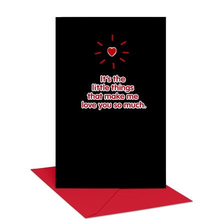 American Greetings Valentine's Day Card for Him (The Little Things)