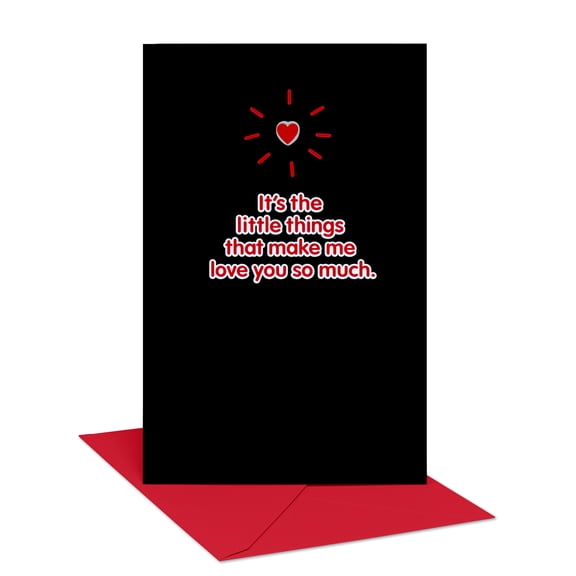 American Greetings Valentine's Day Card for Him (The Little Things)