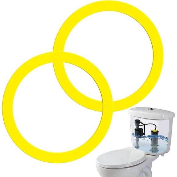 Flush Valve Seal for Kohler, 2 Pack Upgraded Silicone Material Toilet Replacement Tank Parts Canister Flush Valve Kit Gasket for K-GP1059291