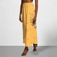 thumbnail image 5 of Levmjia Womens Midi Skirt Printed High Waist Elastic Waist Slim Fit Casual Skirt Soft Breathable Stylish For Daily Dating Party Vacation Spring Summer Wear, 5 of 7