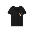 thumbnail image 2 of Camiseta para mujer con cuello redondo, camiseta básica para disfraz simple para el trabajo y la playa S, 2 of 7