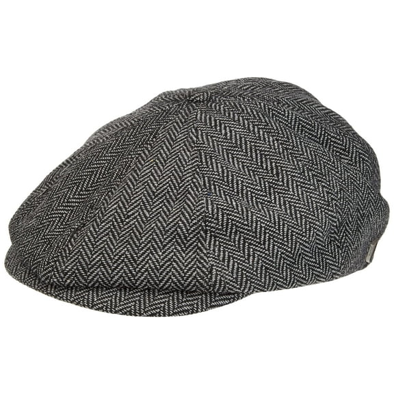 Brixton Brood Snap Cap Grey/Black MD (7 1/4)