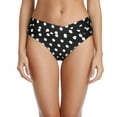 thumbnail image 2 of CAICJ98 Short de Bain Femme Femme Bas de Course Taille Haute Bas de Bikini Bas de Maillot de Bain Short de Plage Bas de Bikini Short Robe de Plage Blanc,TG, 2 of 5