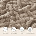 thumbnail image 4 of U by Bedsure Taupe Fleece Throw Blanket for Couch - Super Soft Cozy Blankets for Women, Girls, 50x60 inches, 4 of 6