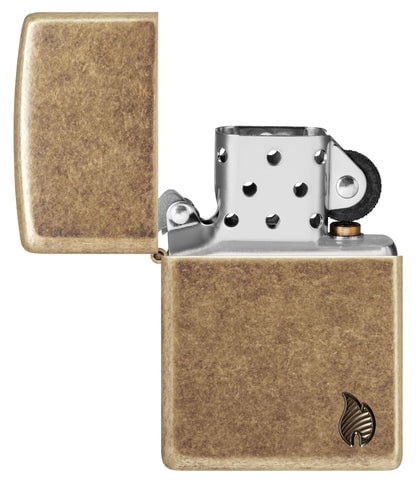 Zippo Lighter - Customized Engraved Message on Windproof Armor 46400