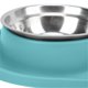 thumbnail image 4 of Non-slip and removable double bowls for dogs and cats, green, 4 of 4