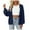 Dark Blue, variant on vigerkar Women's Chunky Cardigan Sweaters Fall Open Front Long Sleeve Ribbed Knit Short Cardigans Outerwear Coats (Dark Blue, XL)
