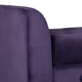 thumbnail image 6 of HomePop Velvet Tufted Storage Bench and Settee, 50"W x 18"D x 23"H, Purple, 6 of 11
