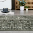 thumbnail image 2 of Vintage Oriental Floral Runner Rug, Tribal Style, Beige, Non-Slip, Low Pile, Washable, Indoor Use, Dining Room, 2 of 9