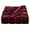 Garnet Red, variant on HiEnd Accents Stella Faux Silk Velvet Throw Blanket Lilac, 50x60 inch, Double Stitch Plush Soft Cozy Blankets, Luxury Decorative Throws for Couch, Bed, Sofa, Chair