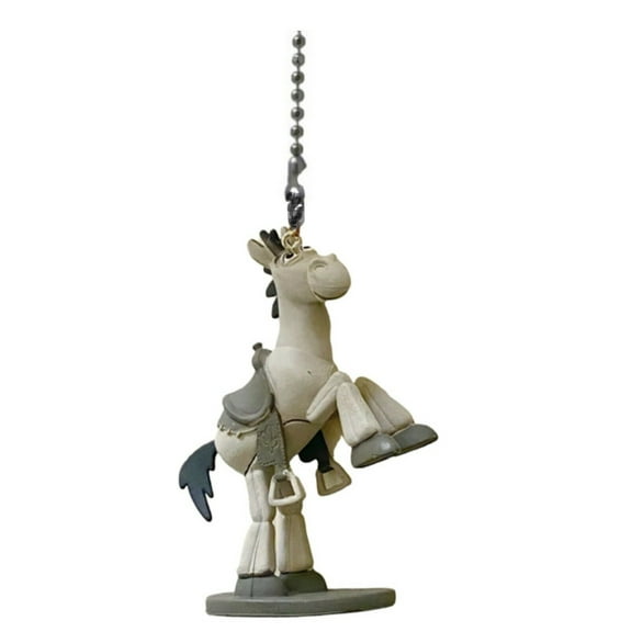 Toy story 25th Anniversary Bullseye Horse Fan Lamp Light Pull Chain Pvc Figure New