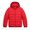 Red, variant on Black Boys Padded Puffer Jacket Size 11-12 Years, Kids Hooded Full Zip Winter Warm Coat with Side Pockets for Casual Outerwear Clothes
