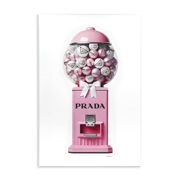 Stupell Industries Art Deco Pink Glam Gumball Machine Wall Plaque Art, 10 x 15, by Amanda Greenwood