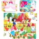 thumbnail image 1 of Wooden Princess Puzzles for Kids Ages 4-8 | Toys for Toddlers 3 Years + | Educational Toys for 3 Year Old + | Kids Puzzles 3-Pack Learning Toys 120 Pi, 1 of 4