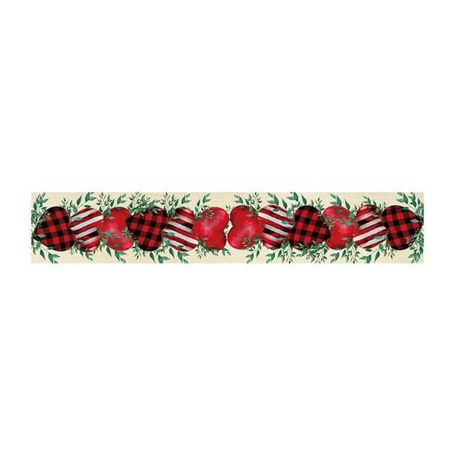 WMQPNNS Nouvelle Nappe Tendance de la Saint-Valentin Classique pour Salon Cuisine