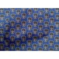 thumbnail image 4 of oneOone Cotton Poplin Fabric Leaves & Floral Block Printed Fabric 1 Yard 42 Inch Wide, 4 of 4