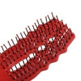 thumbnail image 6 of Unique Bargains 1Pc Tangle Hair Brush Paddle Detangler Hair Comb for All Hair Types Red, 6 of 6