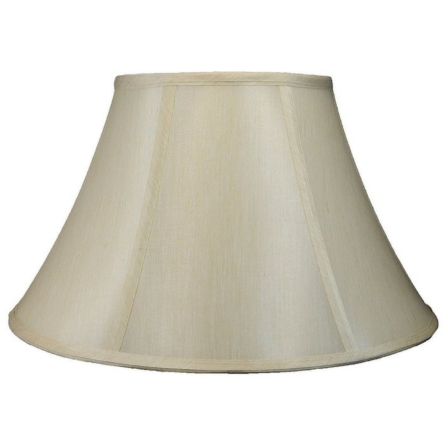 Urbanest Faux Silk Bell Lamp Shade, 8x16x10", Champagne