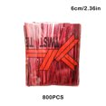 thumbnail image 3 of Advancent 800 piezas de cintas de lazo de embalaje, decoración de envoltura de regalo, decoración brillante, suministros para fiestas, ahorro de tiempo a Mostrada Rojo 6cm Advancent HA060949-01, 3 of 6