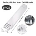 thumbnail image 3 of Grill Hot Plate, Fire Barrier Enamel Hot Plate Stainless Steel Grill Heating Tent, Flame Mash for Nexgrill 720-0888, 3 of 5
