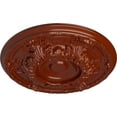 thumbnail image 3 of Ekena Millwork 19"OD x 1 1/2"P Granada Ceiling Medallion (Fits Canopies up to 7 1/8"), Hand-Painted Firebrick, 3 of 7