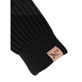 thumbnail image 5 of Deago 2 Pairs Wool Winter Gloves for Men Women Fleece lined Touchscreen Cold Weather Warm Thermal Knit Gloves for Driving Texting (Black), 5 of 9