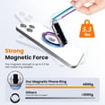 thumbnail image 2 of Soporte magnético para teléfono MagSafe 4 en 1 (el más nuevo de 2025) con correa para los dedos, soporte de anillo extraíble para iPhone 16 Pro Max 15 14 13 12, arcoíris, 2 of 8