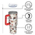thumbnail image 4 of White Christmas Santa Pattern Tumbler with Handle and Lid,40oz Double Wall Vacuum Insulated Tumbler,Cups Gift for Women and Men, 4 of 7