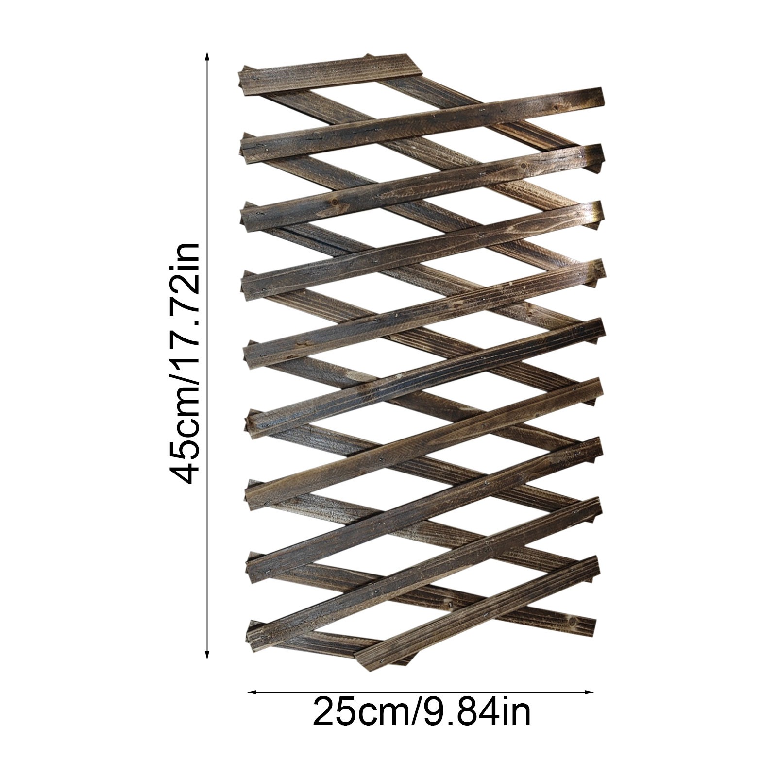 pdqouc Plant Support&nbsp;&nbsp;Panel Expandable Lattice Fence Panel Outdoor Plant Support For Climbing Flowers & Vegetables for Climbing Plants Vine Rose Cucumbers 9.84 X 17.72 Inch