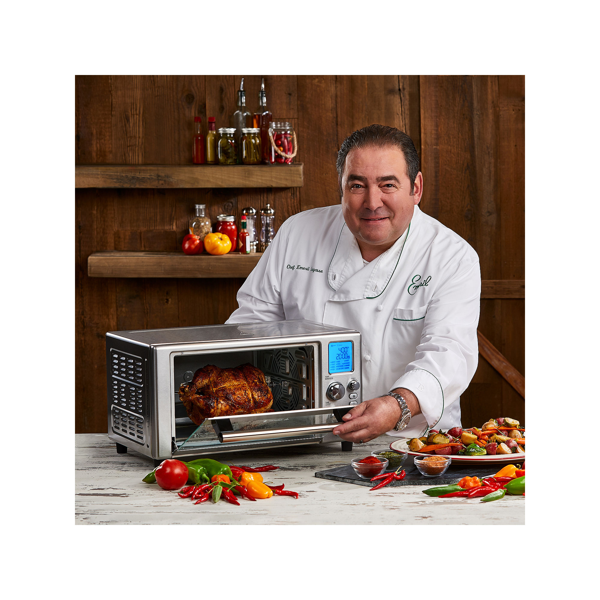 Emeril Lagasse - Air Fry Toaster Oven - Brushed Stainless Steel - image 4 of 5