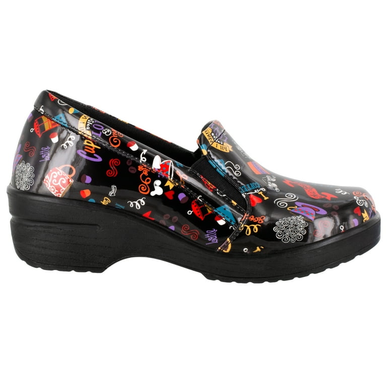 Easy Works by Easy Street Leeza Women s Slip Resistant Clog Work Shoe Walmart