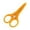 Orange, variant on 1Pcs Small Handle Scissors Tiny Stainless Steel Scissors Precision Straight Fine Tip Scissors Paper Cutting Scissors Detail Craft Scissors with Protective Cover