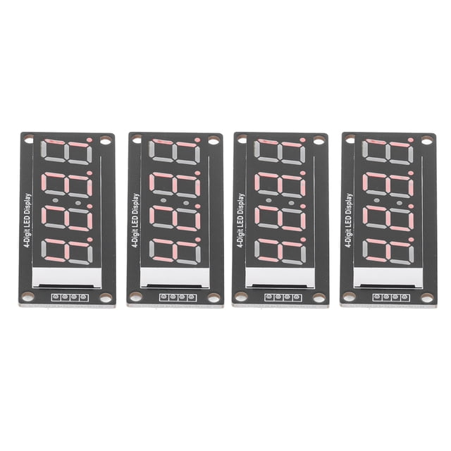 LED 4 Digit 7 Segment 0.56in TM1637 Drive Chip Tube Clock Display 4 Sets Digital Tube LED Display Module