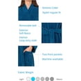 thumbnail image 2 of TowelSelections Women's Robe, Fleece Cotton Terry-Lined Water Absorbent Bathrobe, 2 of 3