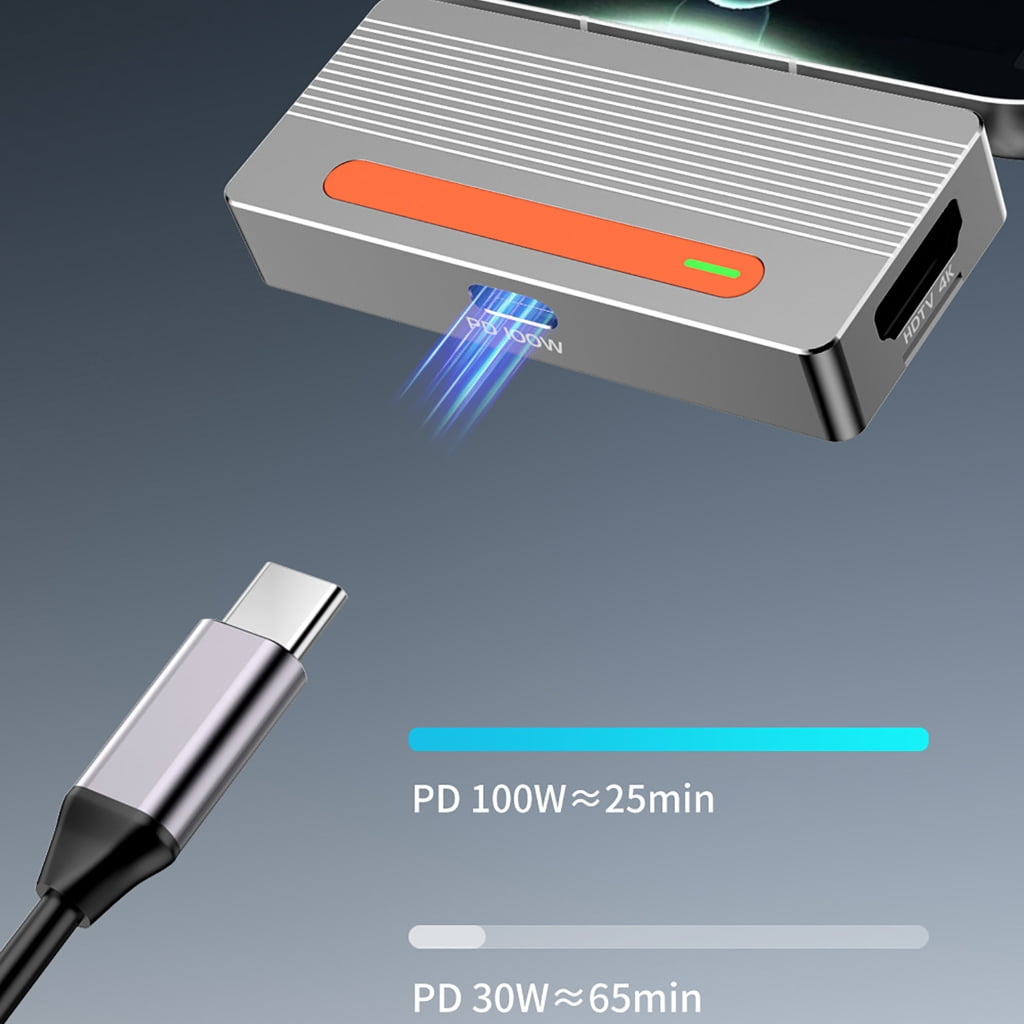 AOOOWER USB C 10Gbps M.2 NVMe SSDs 2230 Enclosure Adapter with Aluminum Case 4k/60hz
