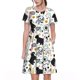 thumbnail image 1 of Disketp Funny Puppy para Vestido de Manga Corta para Mujeres, Vestidos de Verano para Mujeres, Casual y Holgado para la Playa, 1 of 6