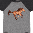 thumbnail image 4 of Inktastic Galloping Brown Horse-stylized illustration Boys or Girls Baby Bodysuit, 4 of 5